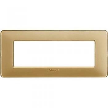 Placa BTicino Matix 6 Módulos Color Marfil AM4806CAV