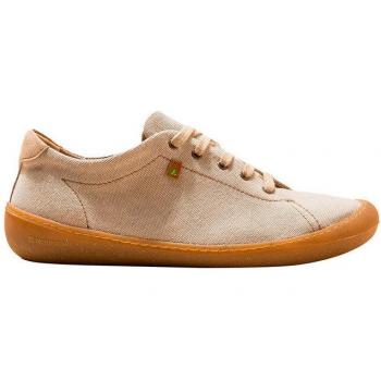 Zapatos de cordones unisex en tejido color beige El Naturalista N5767T Pawikan