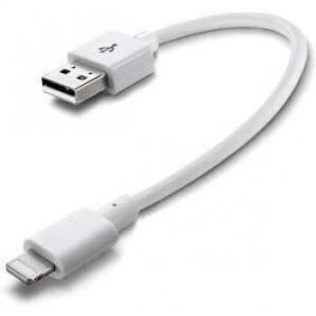 Cable de Datos USB-A a Lightning 15 cm - Portátil y Compatible con iPhone