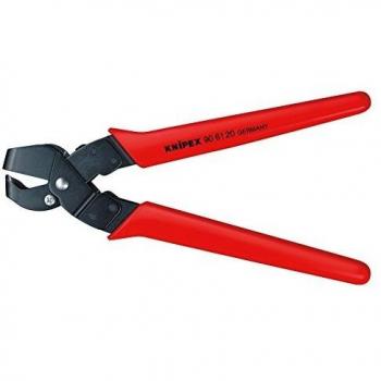 Knipex Alicate para cortes en U bruñido, con fundas de plástico, longitud total 250 mm, modelo 90 61 20