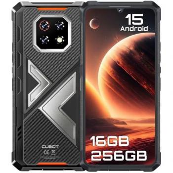 Smartphone Rugerizado Delgado Cubot KingKong ES 3, Android 15, NFC, Batería Masiva de 10200mAh, 6GB RAM, 256GB ROM, Pantalla de 6.745