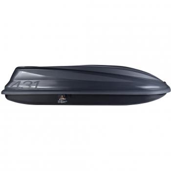 Cofre de Techo para Coche Sport 430L - Amplio Espacio de Almacenamiento en Color Gris Oscuro