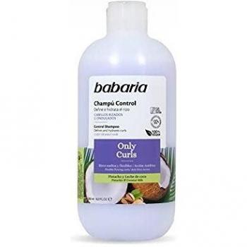 Babaria Control Only Curls Shampoo 500ml - Sulfate-Free, Coconut & Pistachio Infusion