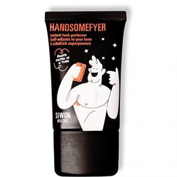 SIWON Handsomefyer Crema facial hidratante para hombre todo en uno con efecto buena cara - 30ml, crema muy ligera para el cuidado facial masculino, tratamiento skincare chicos