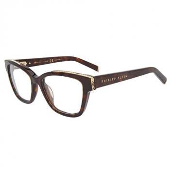 Gafas Graduadas Philipp Plein VPP034S Marrón Brillante para Mujer 53