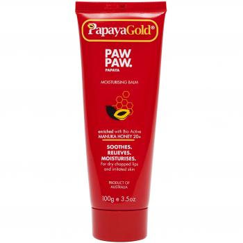 PapayaGold Paw Paw Moisturising Balm Tube with Manuka Honey and Papaya, 100 g