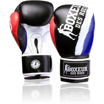 Guantes de Boxeo marca Boxeur Des Rues (Fight Activewear Match), Color Plateado y Azul turquesa (Talla 10)