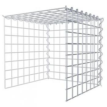 Gabiona Tipo 4 40x40x40 cm con Malla de 5x5 cm y Espiral