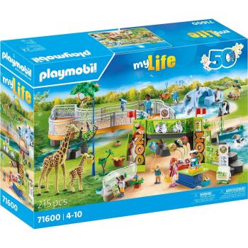 Playmobil - Gran Zoológico de la Ciudad con figuras, animales y accesorios para recrear un zoológico completo