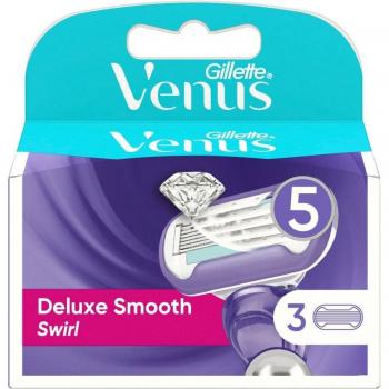 Gillette Venus Deluxe Smooth Swirl Recambios para Maquinilla Depilatoria de Mujer, Pack de 3