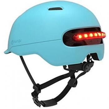 SMART4U Casco Urbano Acolchado - Luz LED Resistente con 7 Niveles de Intensidad automática, batería de 1000 mAh, Autonomía aproximada de 36h