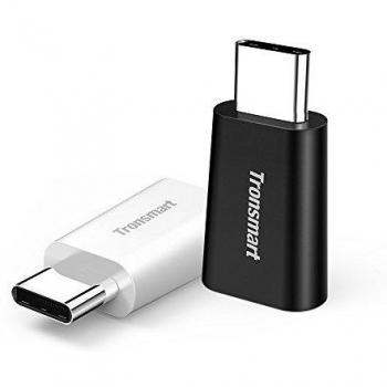 Tronsmart USB Type C adaptador Type-C Macho a Micro USB Hembra para Nexus 5X/6P, LG G5,lumia 950xl, zuk z1...