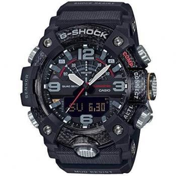 Casio G-Shock Master of G Mudmaster Carbon Core Guard Dual Display Black Plastic Strap Smartwatch GG-B100-1AER