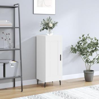 Aparador blanco de madera multicapa 34,5x34x90 cm