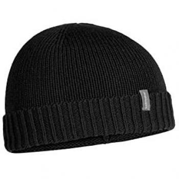 Icebreaker Vela Cuff Merino Beanie - Black, Unisex, One Size