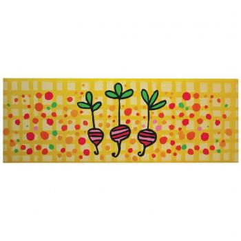 Laroom Alfombra, Vinylic Flooring PVC-Antislip, Amarillo