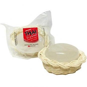 Thai Deodorant Stone Deodorant Stones Of America Thai Crystal Deodorant Oval Stone In Basket 3.5 Oz. - 2Pc