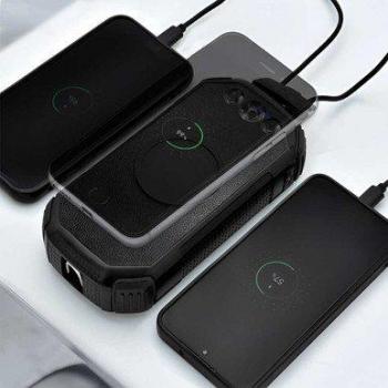 Powerbank Solar de 20,000 mAh con Carga QI y 10W