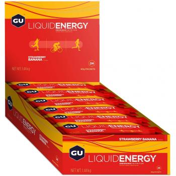 GU Liquid Energy Gel Strawberry Banana 24 unidades