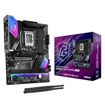 Placa Base ASRock Z890 Lightning WiFi - Intel LGA1851, DDR5, ATX, M.2 PCIe 5.0, Thunderbolt 4, LAN 2.5 GbE / Wi-Fi 7