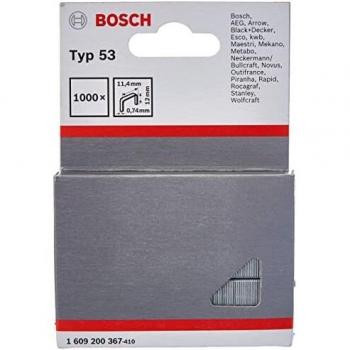 Bosch 1 609 200 367 - Pack de 1000 grapas de alambre fino tipo 53