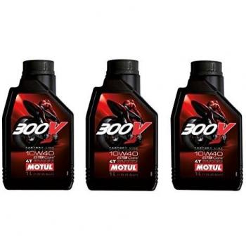 Aceite Competicion Moto - Motul 300V Factory Line Road Racing 10W-40, 3 lts