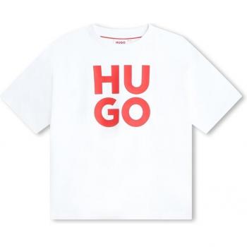 Camiseta de niño de algodón con logo frontal