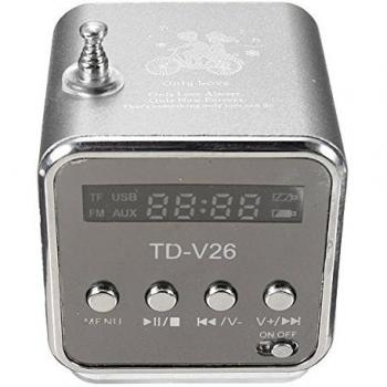 Mini TF Altavoz estéreo USB Radio FM Music Player para PC MP3 iPhone 5S 5C SAMSUNG