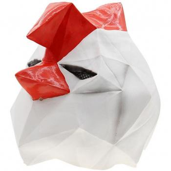 Máscara de Látex de Gallo Origami