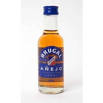Botellita Miniatura Ron Brugal Añejo