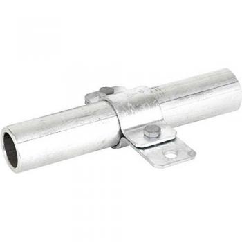 76mm Earthing Pipe Clamp with 11mm Bore - Stainless Steel/TZn