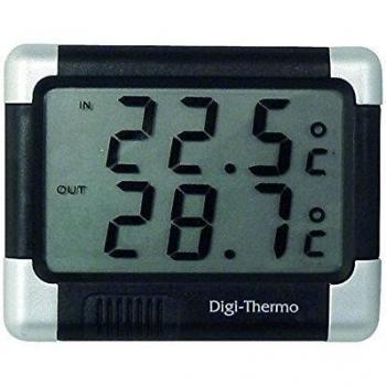 Carpoint Termométro INT./ext. Negro/Plata