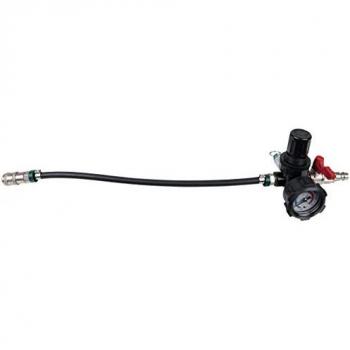Adaptador de admisión de sistemas de sobrealimentación de turbocompresor KS Tools 460.2481, con manguera y manómetro, 450 mm