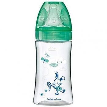 Biberón Dodie Initiation+ Anticólicos 270ml Verde 0-6 meses