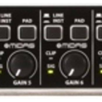 Behringer UMC1820 Audiophile 18x20 USB Audio/MIDI Interface with MIDAS Preamp, 24-bit/96kHz