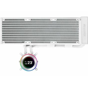 Lian Li Hydroshift II LCD-C 360N Fanless ARGB CPU Liquid Cooler, White