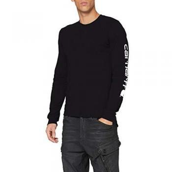 Camiseta de Manga Larga Carhartt Logo Negra 2XL