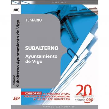 Subalterno Ayuntamiento de Vigo. Temario