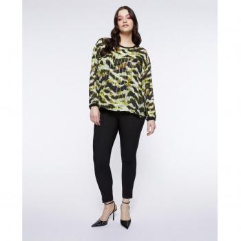 Pantalón pitillo de mujer lisos con dos botones y cremallera