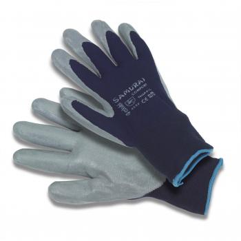 GUANTE NYLON NITRILO PALMA ROJ T.8