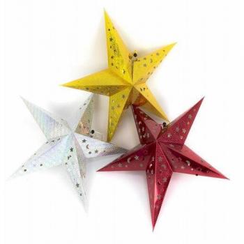 Estrella Plegable Decoración Navidad 60 cm