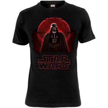 Star Wars Rogue One - Darth Vader Death Star Hombre Camiseta Negro XXL 100% algodón Regular