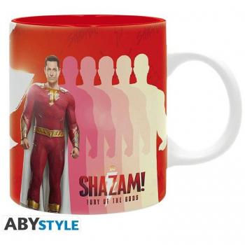 Taza Shazam Furia de los Dioses Cerámica 320 mls