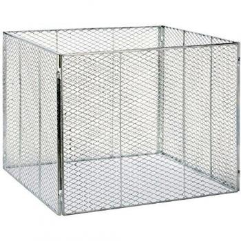 Komposter de Metal Brista 100 x 100 x 80 cm con Estructura de Streckmetall
