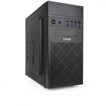 TooQ TQC-4701U3C-B Caja Minitorre Micro-ATX/Mini-ITX Negra con 2xUSB3.0, USB2.0, Audio HD, Lector de Tarjetas