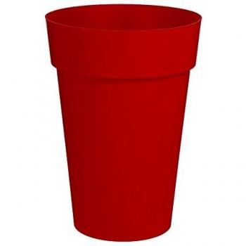 Maceta EDA Tuscan Redondo Ø 46 x 65 cm Rojo Polipropileno