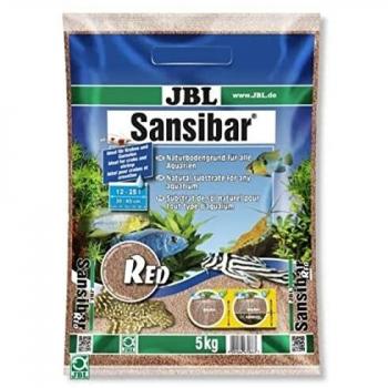 Sustrato para acuarios JBL Sansibar Rojo 5 kg, granulometría 0,2-0,6 mm
