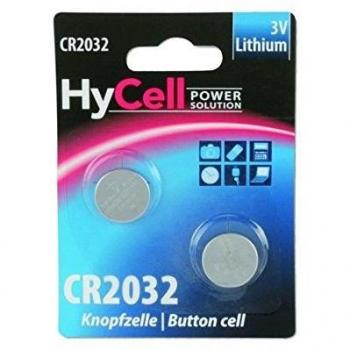 Pila de botón CR2032 de litio 3V, 200mAh, paquete de 2 Ansmann HyCell