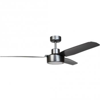 Ventilador DC Cimio LED 22W 3CCT Acero Titanio