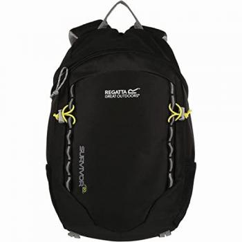 Mochila de montaña Regatta Survivor V4 25L Negra, unisex y transpirable